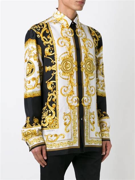 vintage versace shirts cheap|vintage versace men's shirts.